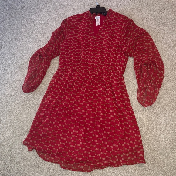 Size L, bust up to 38” inches, dress with dragonflies, new condition - Picture 3 of 10